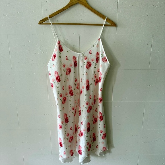 Floral Spaghetti Strap Slip Dress - Picture 1 of 10